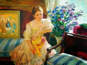 Une jolie femme 43 Impressionist Peinture à l'huile